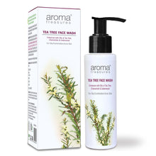 Load image into Gallery viewer, Aroma Treasures Tea Tree Face Wash - For Oily/Combination/Acne Skin (100ml)