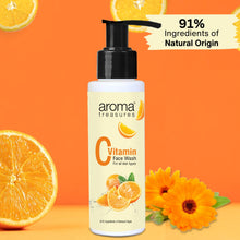 Load image into Gallery viewer, Aroma Treasures Vitamin C Face Wash - 100ml