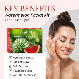 Aroma Treasures Watermelon Facial Kit - For All Skin Type (25g/ml)