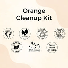 Load image into Gallery viewer, Aroma Treasures Orange Cleanup Kit - For All Skin Type - Aroma Treasures.com
