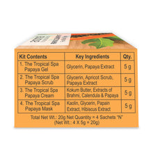 Load image into Gallery viewer, Aroma Treasures Papaya Cleanup Kit - For All Skin Type (20g)